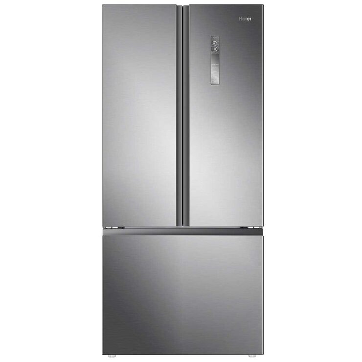 Haier 489L French Door Frost Free Fridge Satina Silver HRF520FS Haier 489L French Door Frost Free Fridge Satina Silver HRF520FS