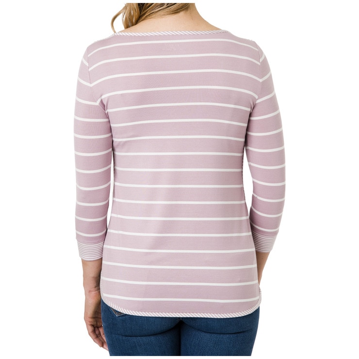 Segments Women's 34 Sleeve Top - Mauve