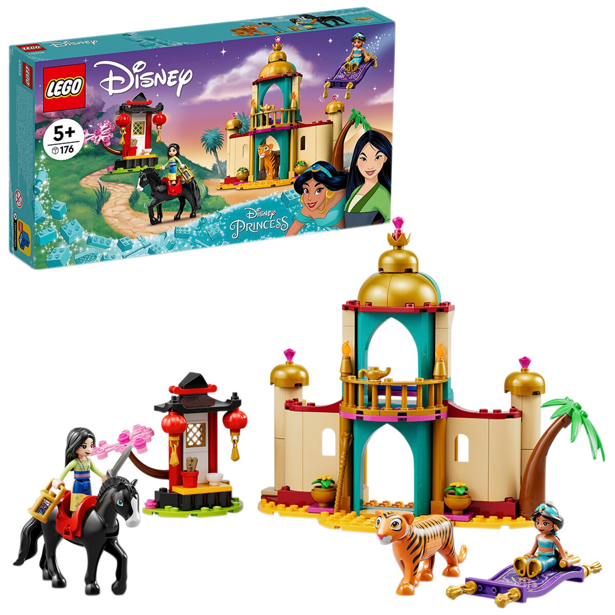 LEGO Disney Princess Jasmine and Mulan's Adventure 43208