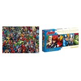 Clementoni 1000pc Disney Avengers Puzzles 2 Pack