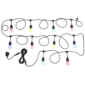 EGLO Festoon Kit 10 Light 12V E27 Multi-Coloured