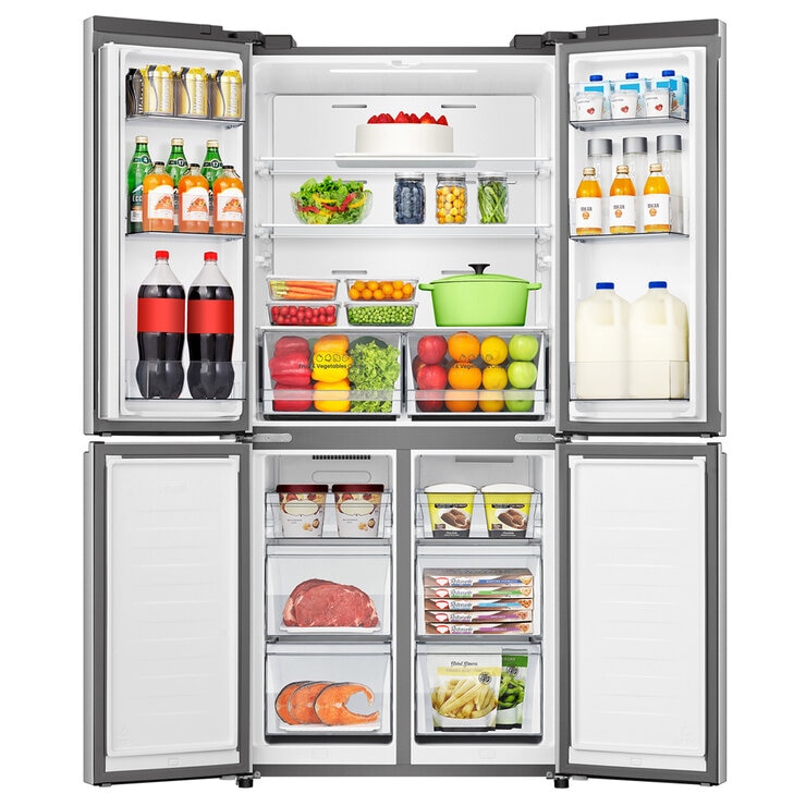 Hisense 483L French Door Fridge Stainless Steel HRCD483TS