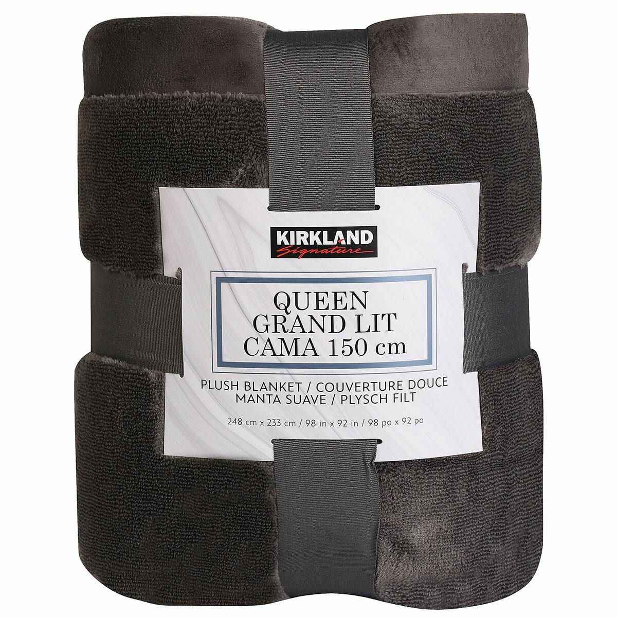 Kirkland Signature Plush Blanket Queen 248 x 233cm