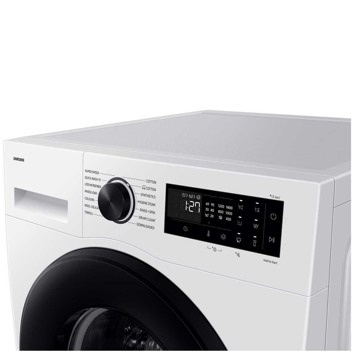 Samsung 9kg Front Load Smart Washer White WW90DG5U34AE