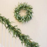 Norfolk Mixed Garland With LED Lights 2.7M