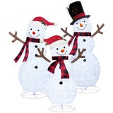 Snowman Family 3 Piece Set