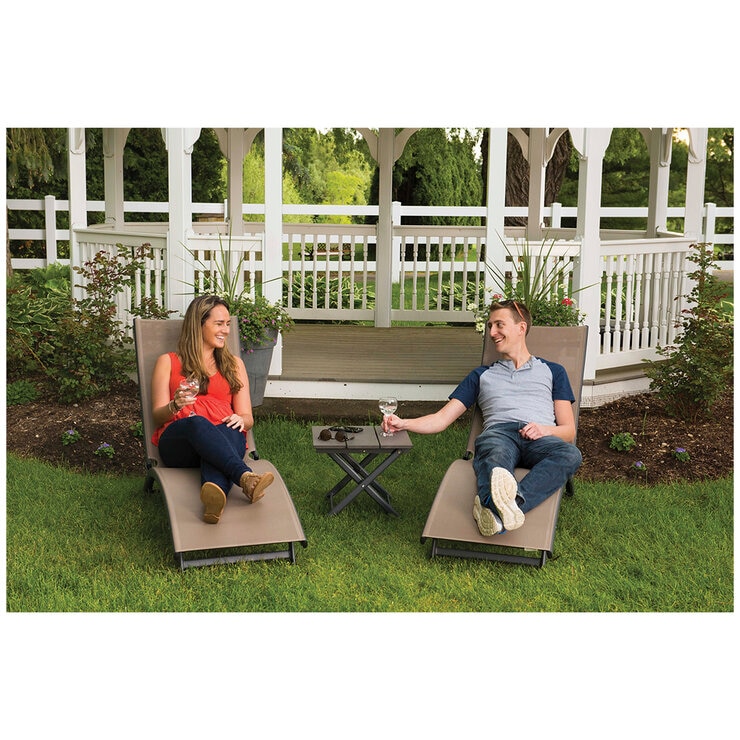 Vivere Chaise Lounges & Table Macciato