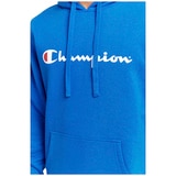 Champion Men's Script Hoodie Blue