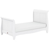 Boori Sleigh King Single Bed - Barley/White