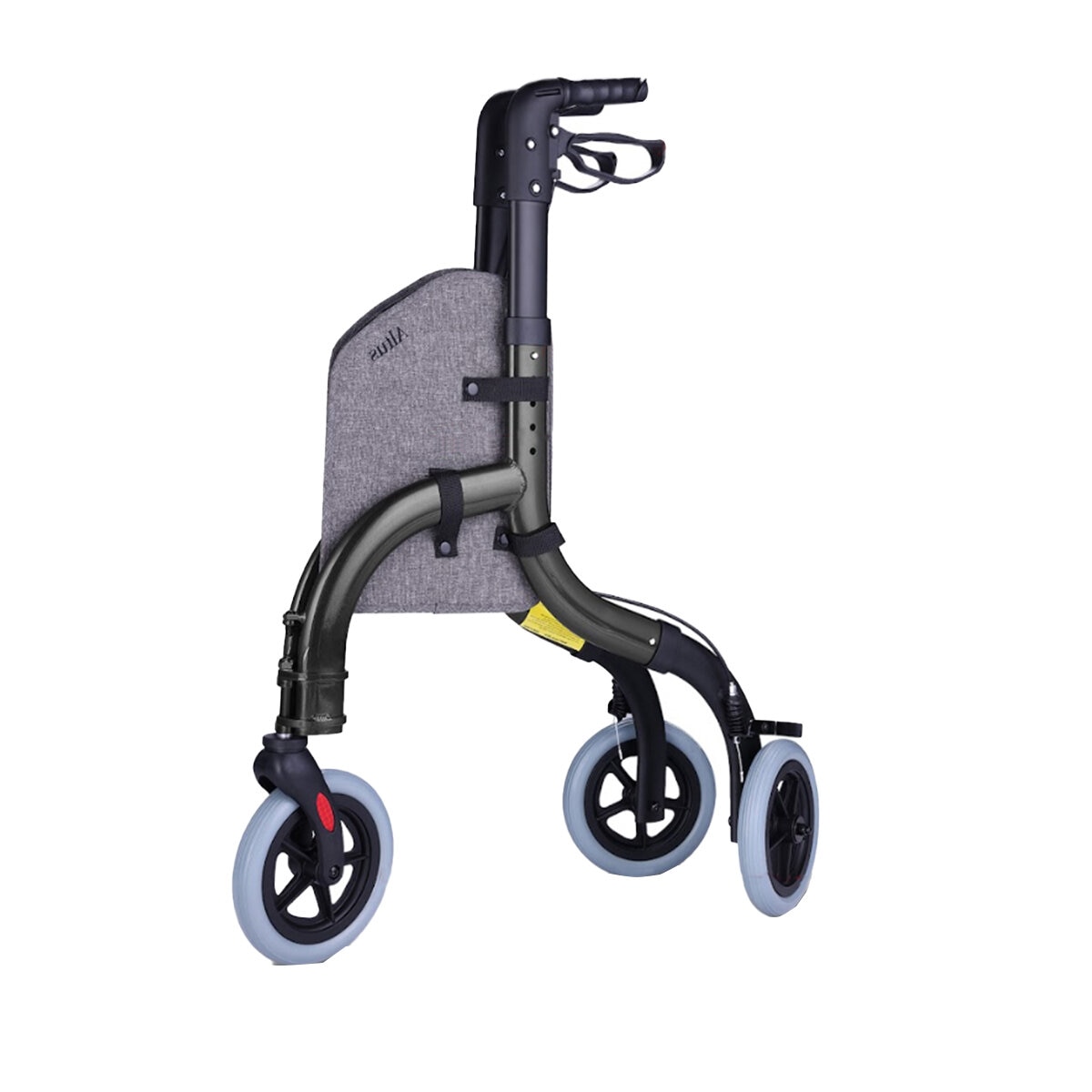 Altus Premium Lightweight 3-Wheel Rollator Walker with Convenient Storage Bag