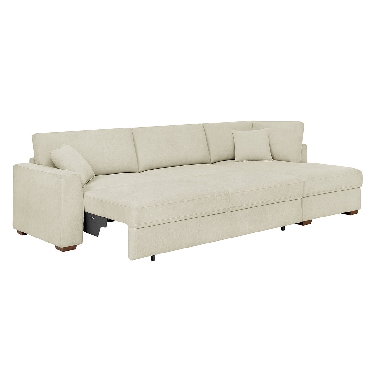 Thomasville 2 Piece Convertible Sectional With Chaise
