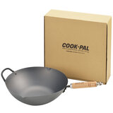 Yoshikawa Carbon Steel Cook-Pal 36cm Wok