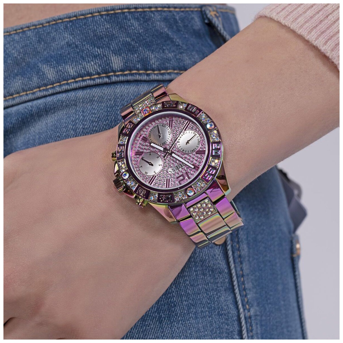 GUESS Majesty Iridescent Tone Women's Watch GW0771L4