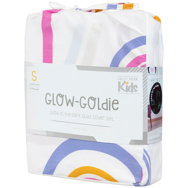 Jelly Bean Kids Glow in the Dark Single Quilt Cover Costco Australia