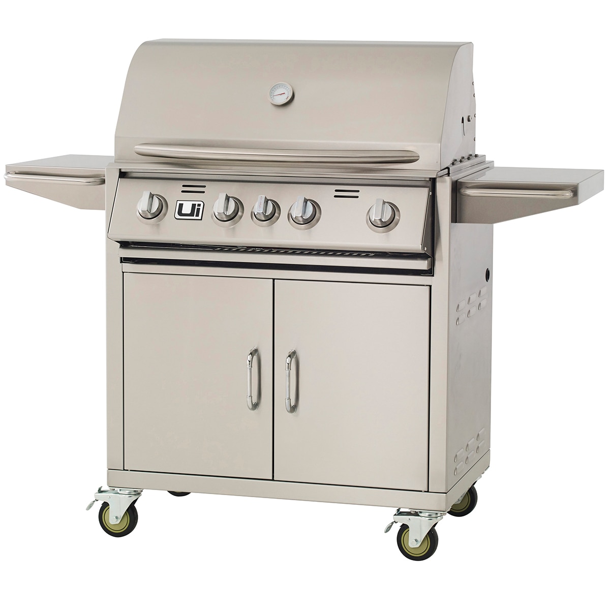Urban Islands  304 Stainless Steel 30" 4 Burner Grill Cart LP