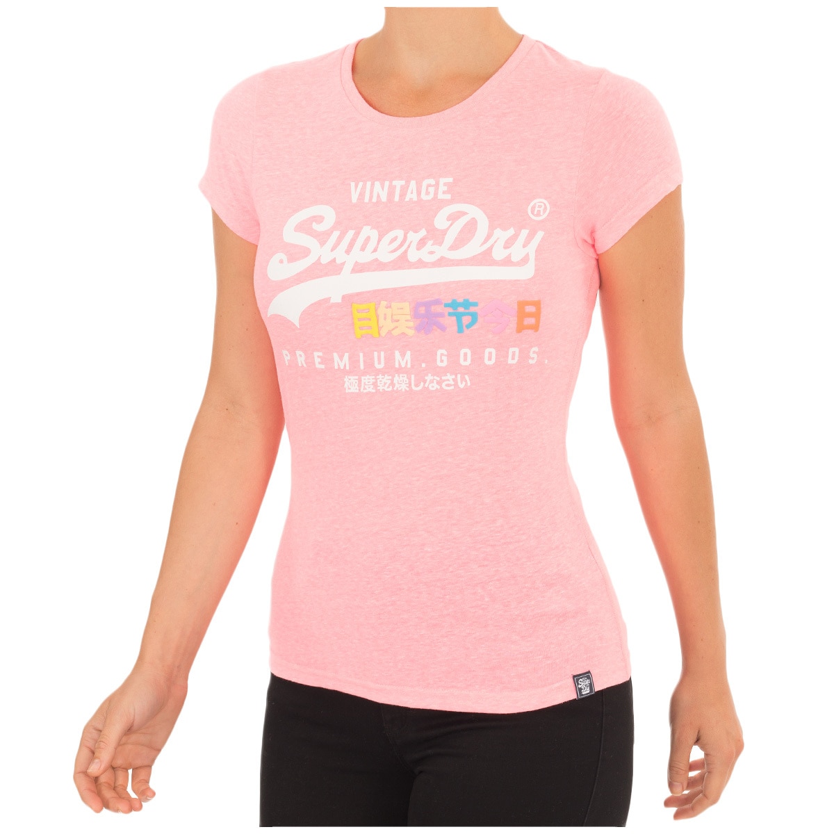 Superdry Tee - Neon Pink Snowy