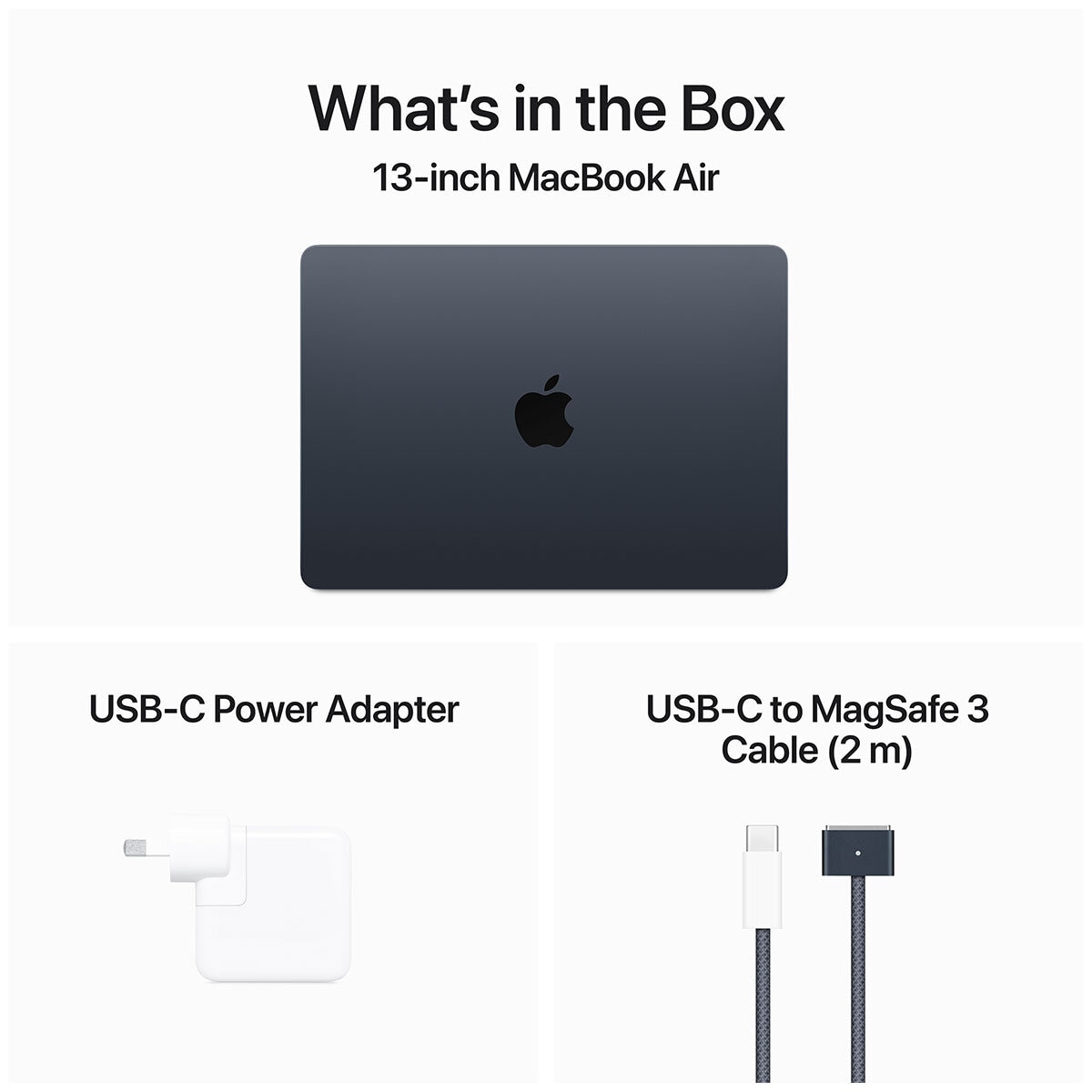 MacBook Air 13 Inch With M3 Chip 16GB 512GB SSD Midnight