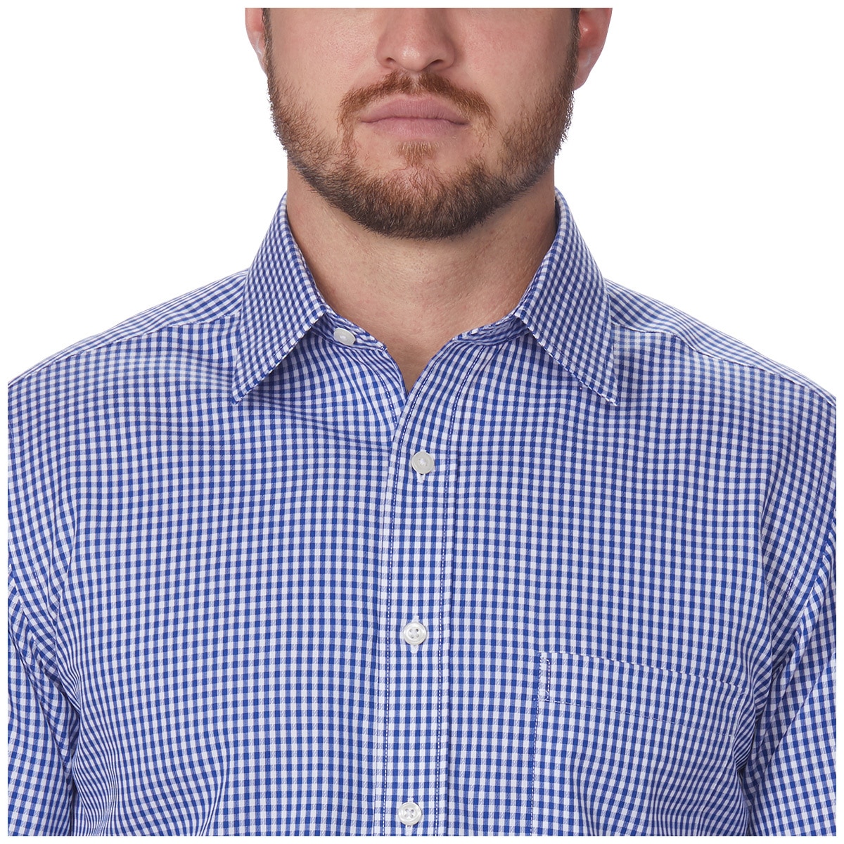 Kirkland Signature Dress Shirt - Blue Dobby