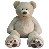 Giant Teddy Bear 89cm 53 inch Cream