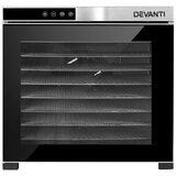 Devanti 10 Tray Food Dehydrator Stainless Steel