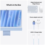 iMac 24 Inch With Retina 4.5 Display M4 Chip 8 Core GPU 16GB 256GB SSD Blue