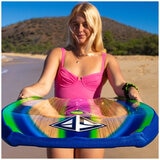 Scott Burke Surf Krypton EPS Bodyboard With Leash Blue