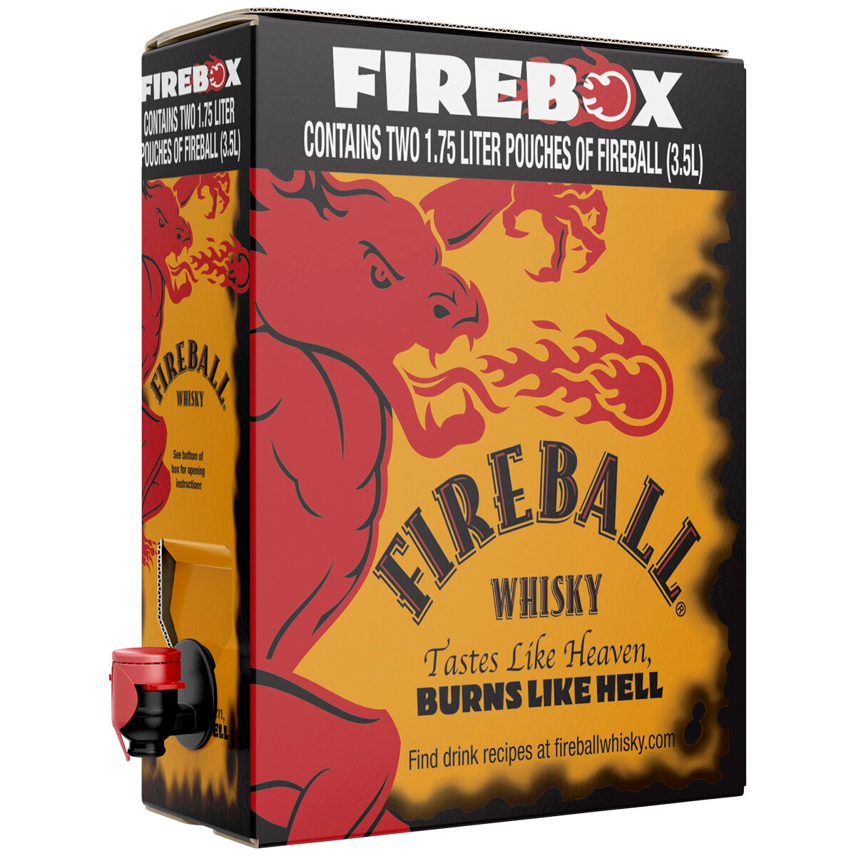 Fireball Firebox Cinnamon Whisky 3.5L Costco Australia