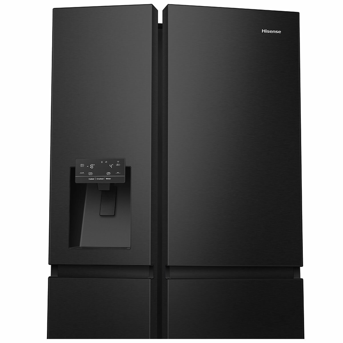 Hisense 632L Side By Side Fridge Black HRSBS633BW Hisense 632L Side By Side Fridge Black HRSBS633BW