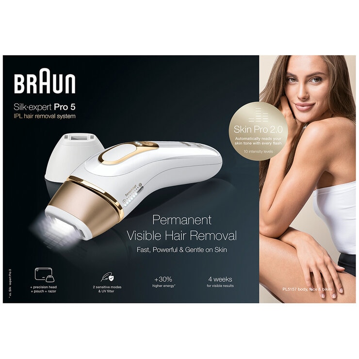 Braun IPL Silk Expert Pro 5 Permanent Visible Hair Removal Braun IPL Silk Expert Pro 5 Permanent Visible Hair Removal