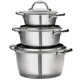 Tramontina Stackable Sauce Pots 6 Piece Set