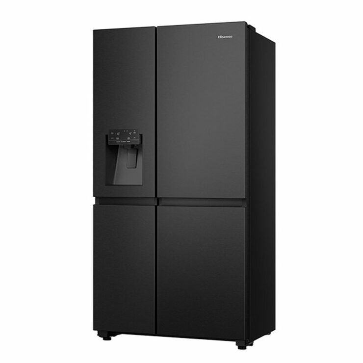Hisense 632L Side By Side Fridge Black HRSBS633BW Hisense 632L Side By Side Fridge Black HRSBS633BW