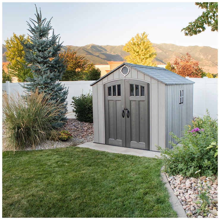 Storage Sheds At Costco - 12×8 Shed with Extra Overhead Storage Space 
