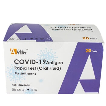 All Test Covid 19 Antigen Oral Fluid Test 20 Pieces per Carton