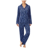 Carole Hochman Women's 2pc PJ Set - Blue Print