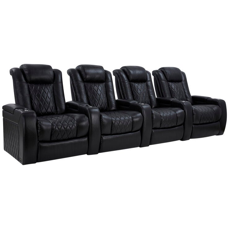 Valencia Home Theatre Tuscany Edition XL 4 Seater Black Valencia Home Theatre Tuscany Edition XL 4 Seater Black