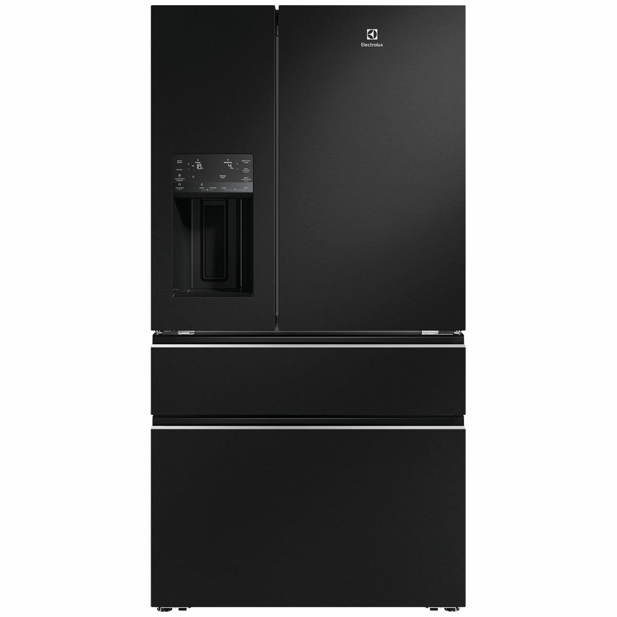 Electrolux 609L French Door Fridge Matte Black EHE6191BB Electrolux 609L French Door Fridge Matte Black EHE6191BB