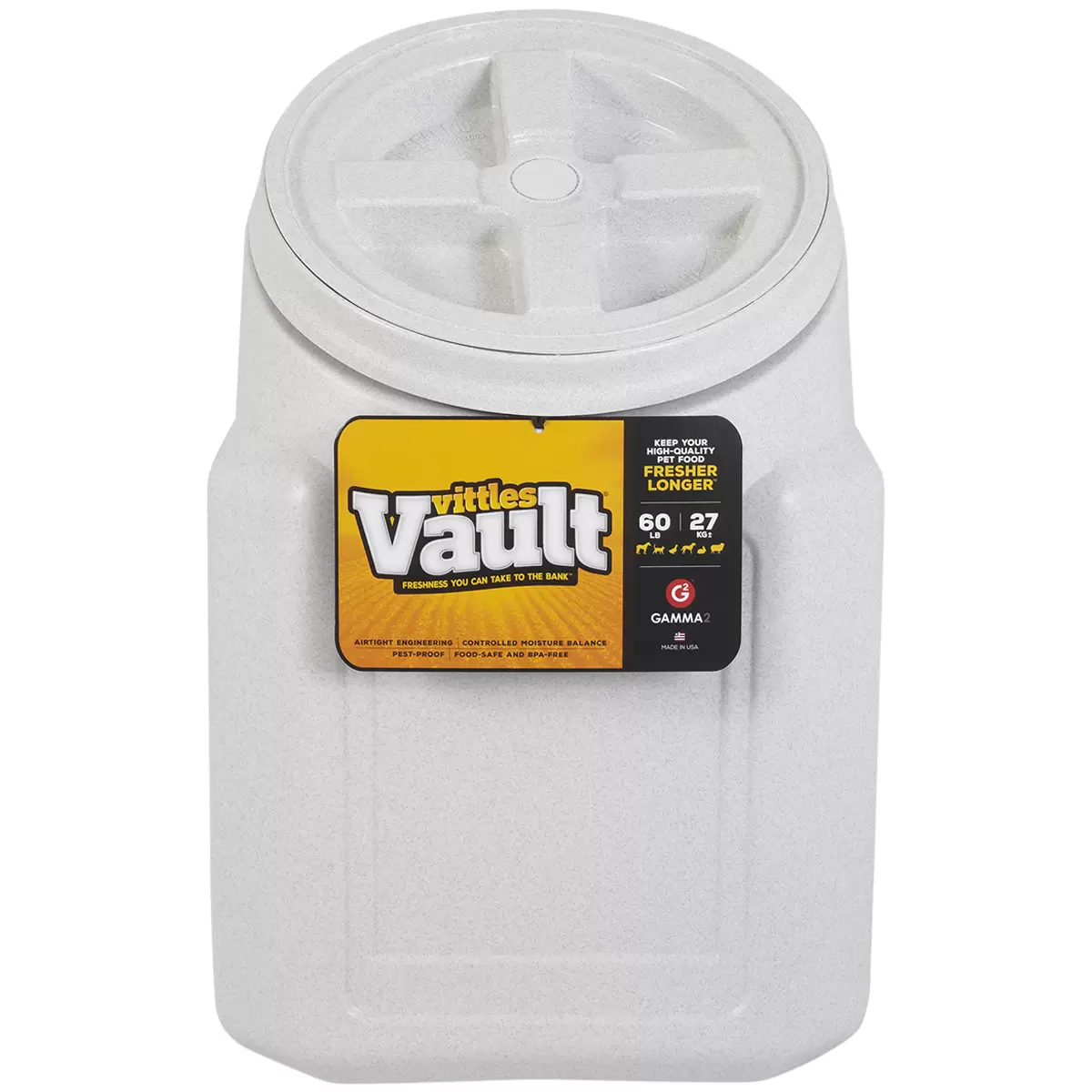 Gamma2 Vittles Vault Pet Food Storage 27kg Capacity