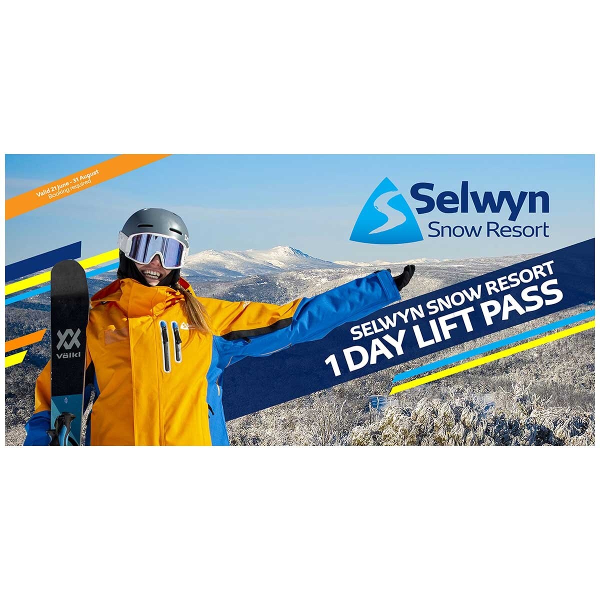 Selwyn Snow Resort 1 Day Lift Pass