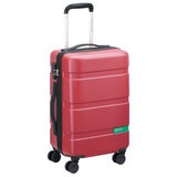 Delsey Benetton 3 Piece Luggage Set Red