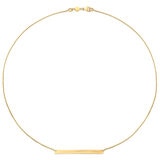 14KT Yellow Gold Plate Necklace 3.4g