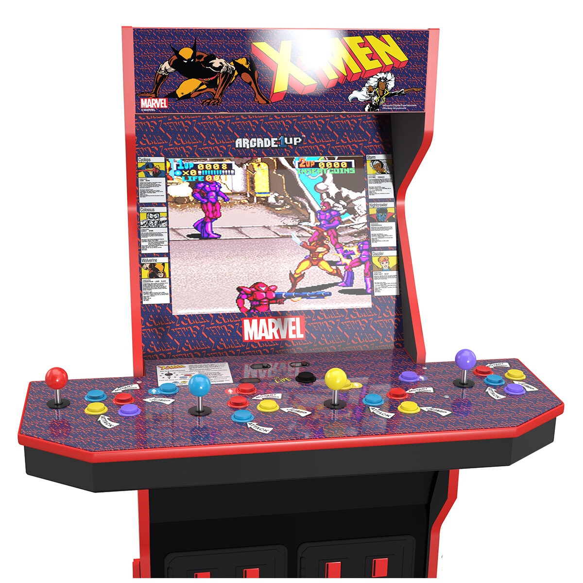 X-Men 4-player Bundle P6 With stool