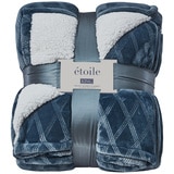 Etoile Velvet Sherpa Blanket (Size King) - Green