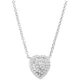18KT Yellow Gold 0.28ctw Round Brilliant Diamond Necklace