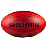 Sherrin AFL Replica Game Ball Red Size 5