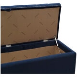 Moran Princess Storage Ottoman Blue