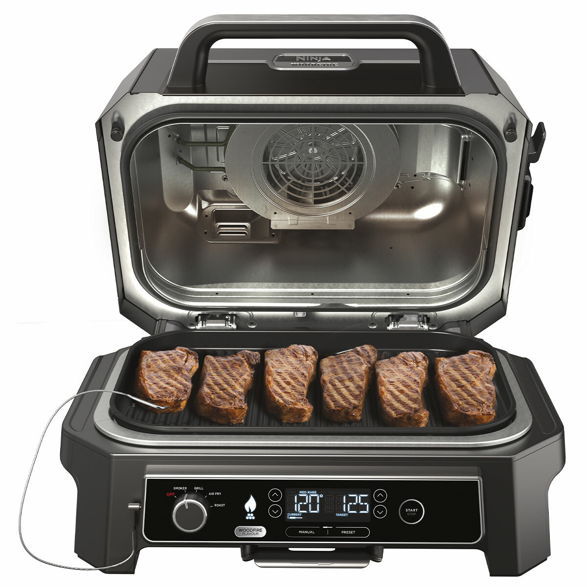 Ninja Woodfire Pro XL Outdoor Electric BBQ Grill & Smoker OG850