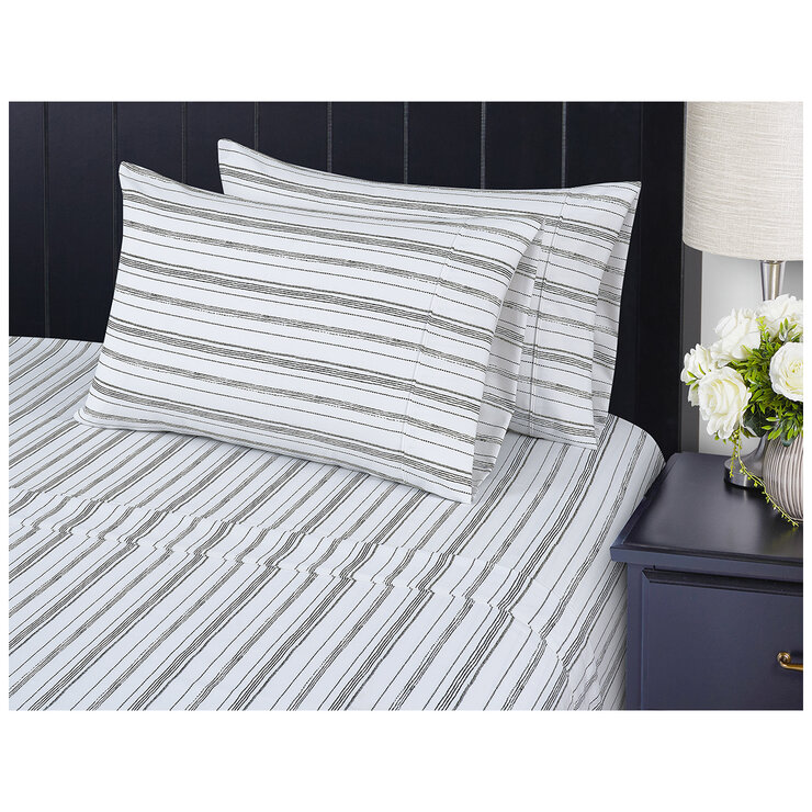 South Point Home Fashions Poly Flannel Sheet Set 6 Piece Queen
