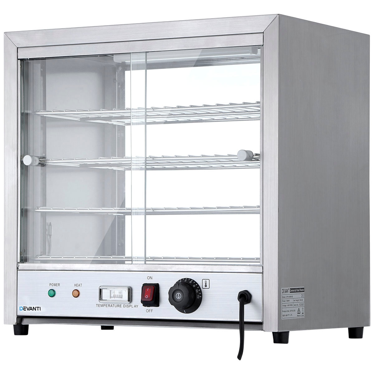 Buy Wholesale China Commercial Electric Glass Food Warmer Showcase &  Commercial Electric Glass Food Warmer Showcase