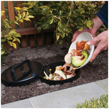 Greenlife 4 x Worm Tower And Micro Composter 22 x 52cm Black Greenlife 4 x Worm Tower And Micro Composter 22 x 52cm Black