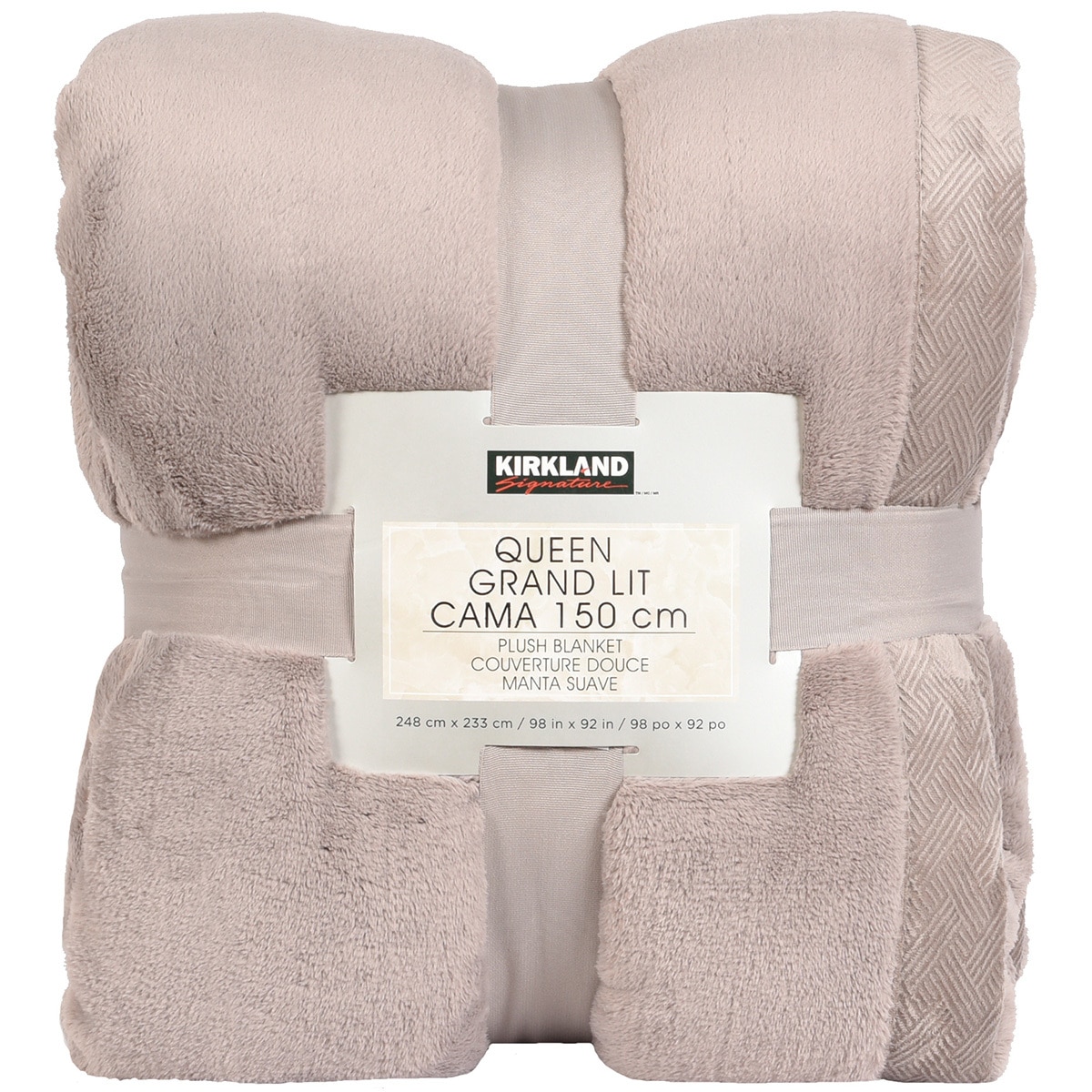 Kirkland Signature Plush Blanket Queen